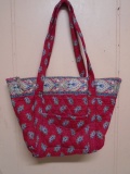 Ladies Red Vera Bradley Purse