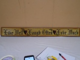 Wooden Wall Art Sign