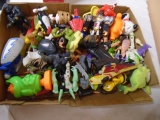 Large Group of Action Figures & Kid's Toys