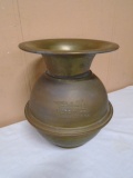 Vintage Union Pacific Railroad Brass Spitton