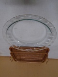 Brand New Copper Chef Crisper & Pyrex 9.5in Deep Dish Pie Dish