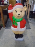 33in Tall Blowmolded Lighted Santa Bear