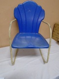 Antique Metal Child's Outdoor Rocker