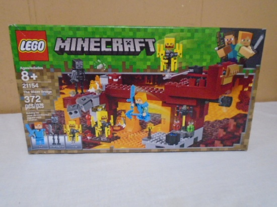 Lego Minecraft "The Blaze Bridge" 372 Pc. Set