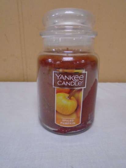 Brand New Yankee Candle Spiced Pumpkin Jar Candle