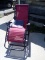 Amazon basics Zero gravity chair red