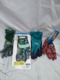 kids, small, med & large gloves qty 4