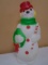 Lighted Blowmolded Snowman