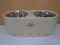 Store-N-Feed Pet Dish w/ Stainless Steel Bowls