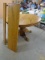 Solid Oak Claw Foot Round Dining Table w/ 2 Center Leaves