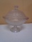 Antique Glass Covered Compote