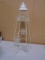 Metal Art Lighthouse w/ 3 Glass Tea Light Holders