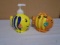 2pc Tropical Fish Bathroom Set