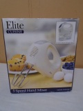 Elite Cuisine 5 Speed Hand Mixer