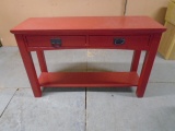 Beautiful Panited Sofa/ Entry Way Table w/ 2 Drawers