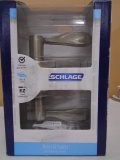 Brand New Bed & Bath Lever Style Satin Nickel Schlage Door Set