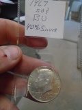 1967 40 % Silver Kennedy Half Dollar