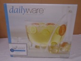 Daily Wire 10pc Glass Punch Bowl Set