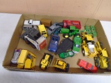 Large Group of 1/64 Scale Tractors-Trucks-Cars