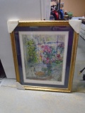 Large Signed Framed & Matted Print