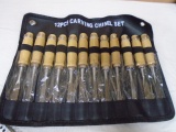 Brand New 12 Pc. Carving Chisel Set