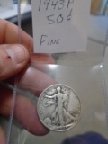 1943 P-Mint Silver Walking Liberty Half Dollar