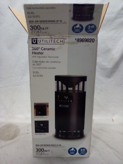 Utilitech 360 Degree 300SqFt Ceramic Heater- 4969020