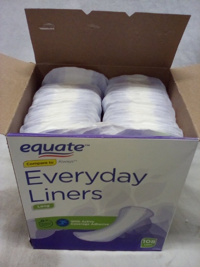 Pack of Equate Long Everyday Liners