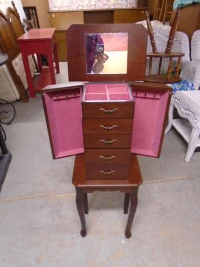 Floor Model Jewelry Armoire Chest