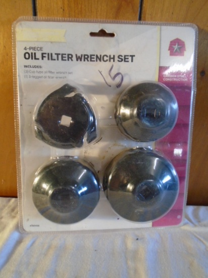 4 Piece Oil Filter Wrench Set