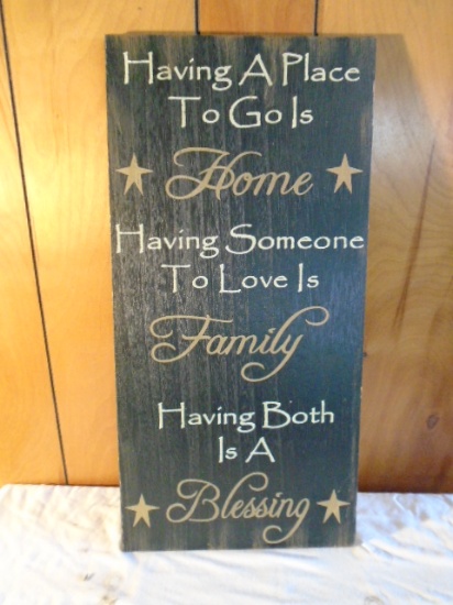 Wooden Inspirational Wall Art