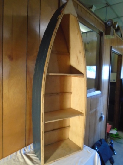 Wooden Boat Shelf