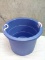 22” Diameter x17” Tall Rope Handle Composite Round Tote