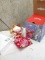 8” Tall Waving Kitty Statue with pillow