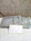 Food flex set of 2 Large flat food Storage containers