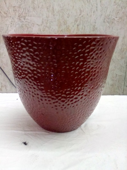 Better Homes and Garden 19in Composite Planter Burgundy color