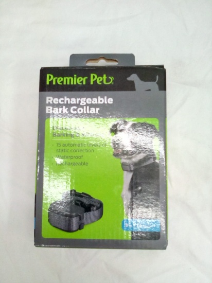 Premier Pet Rechargeable Bark collar