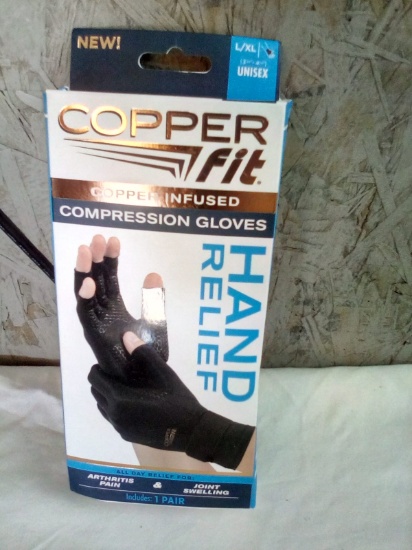 Copper Fit Hand relief for Arthritis pain and Joint swelling 1 pait
