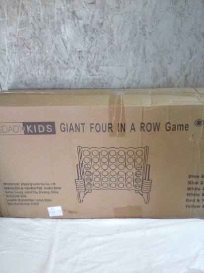 Giant 4 in a row game