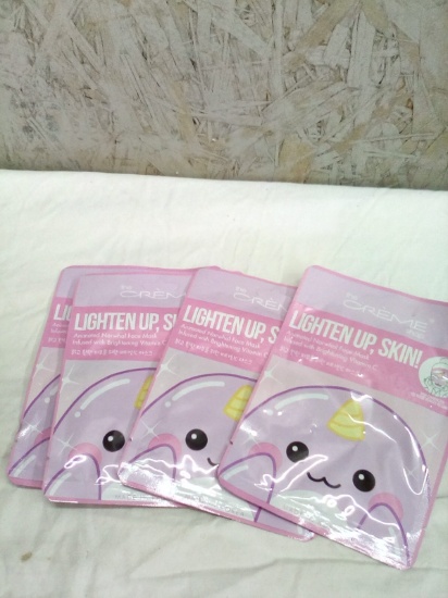 The Creme Shop  Animated Norwhal Face Mask qty 4