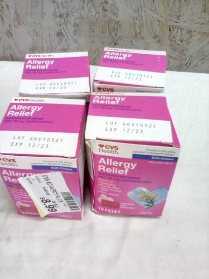 CVS Health Allergy Relief Soft chews qty 10 x 4
