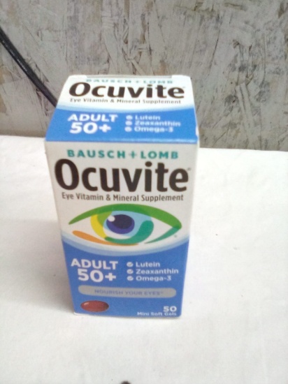 Bausch and Lomb Ocuvite Adutl 50+ qty 50 gels
