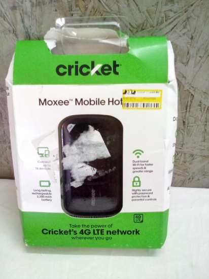 Cricket Moxee Mobile Hotspot and battery