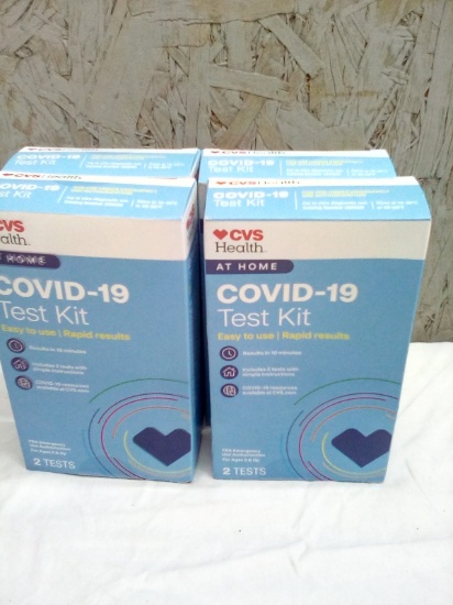 CVS Health At Home Covid-19 Test Kit x4