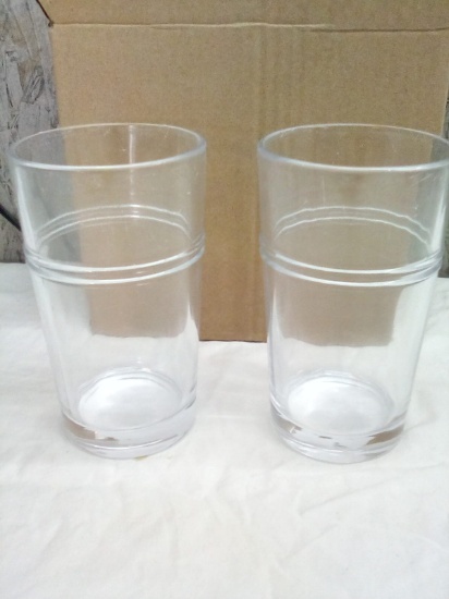 Hearth and Hand Glass Tumbler x 2