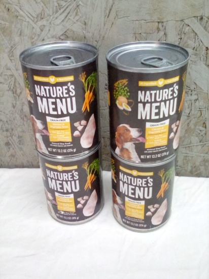 Natures Menu 13.2oz Chicken and Veg stew Dog Food 4 cans