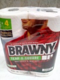 Brawny 2 Rolls Tear A Square