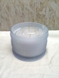 Homeworx  Blueberry Lavendar cupcake 4 wick candle 18 oz