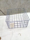 Brightroom Blue Wire Storage Basket 14.75”x13”x6.75”