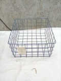 Brightroom Blue Wire Storage Basket 14.75”x13”x6.75”